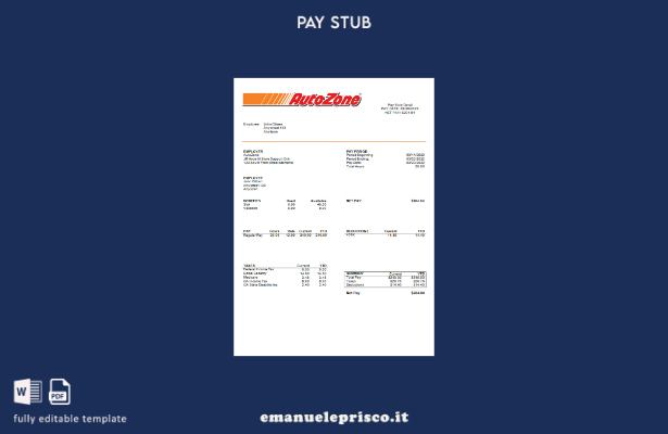 modello aziendale di rivenditore di auto USA Auto Zone in stile verificato